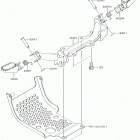 KLX110 Подножки