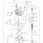 KX85 (KX85CHF) Карбюратор