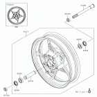 Z900 Переднее колесо
