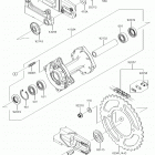 KX85 (KX85CHF) Задняя ступица колеса