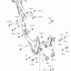 KX100 Крепление двигателя