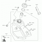 KX65 (KX65AHF) Топливный бак