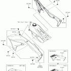 KX450F Engine shrouds