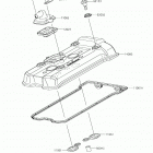 Ninja 650 (EX650KHFA) Крышка головки цилиндров