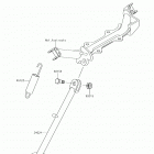 KLX110 (KLX110CHF) Подножка