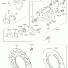 KX100 Задний тормоз