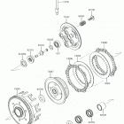 KX100 (KX100FHF) Сцепление