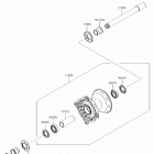 KX250F (KX252AJF) Переднее колесо