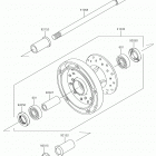 VULCAN 900 CLASSIC Переднее колесо