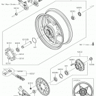 Z900 Заднее колесо  /  цепь