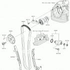 KLX140G Распредвал(ы)  /  натяжитель