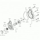 Ninja 650 (EX650KHFA) Водяной насос