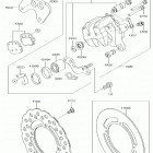 KX100 (KX100FHF) Задний тормоз