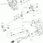 Ninja 650 (EX650KHFA) Механизм переключения передач