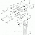 KX85 Задняя подвеска