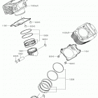 VULCAN 900 Custom Цилиндр(ы) /  поршень