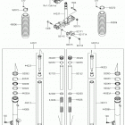 KLR650 Передняя вилка