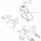 KLX250 Лейбл предостережения
