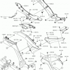 Z125 PRO Боковые крышки  /  крышка цепи