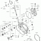 KX85 (KX85CHF) Крышки двигателя