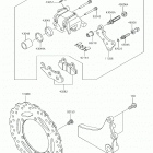 KLR650 (KL650EJS) Задний тормоз