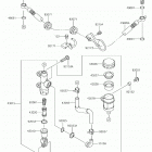 KLR650 (KL650EJS) Задний торм цилиндр