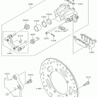 VULCAN 900 Custom Задний тормоз