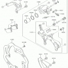 KX450F Задний тормоз
