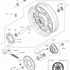 VULCAN S (EN650DHFA) Заднее колесо  /  цепь