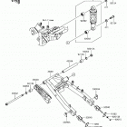 Z125 PRO Swingarm  /  shock absorber