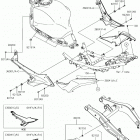 Ninja 650 (EX650KHFA) Боковые крышки  /  крышка цепи