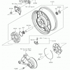 CONCOURS 14 ABS Заднее колесо  /  цепь