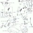 VULCAN 900 Custom Замок зажигания  /  замки  /  отражатели