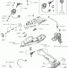 Ninja 650 Замок зажигания  /  замки  /  отражатели