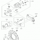 KLX140G Задний тормоз