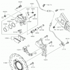 VERSYS 650 (KLE650FHFA) Задний тормоз
