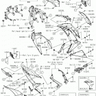 Ninja 650 (EX650KHFA) Обтекатель нижний