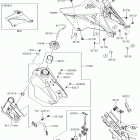 KLX110 Топливный бак