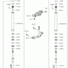 Z125 PRO Передняя вилка