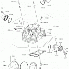 KLX140G Головка цилиндров