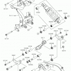 Ninja 650 (EX650KHFA) Подвеска  /  амортизатор