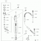 KX100 Задний торм цилиндр