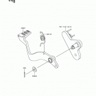 Z125 PRO Педаль тормоза
