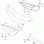 KLX110L Боковые крышки  /  крышка цепи