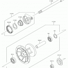 KLR650 Переднее колесо