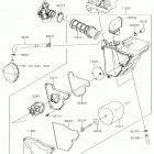 KLX140 (KLX140AHF) Воздушный фильтр