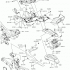 Ninja H2 SX (ZX1002AJF) Заднее крыло