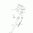 Z125 PRO Подножка