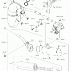 KX100 (KX100FHF) Глушитель