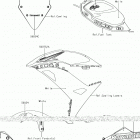 Ninja 650 (EX650KHFA) Decals(white)(khf)(ca)